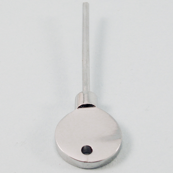 THD217/CP • Polished Chrome • Brass Headed Key For Locking Sash Fasteners